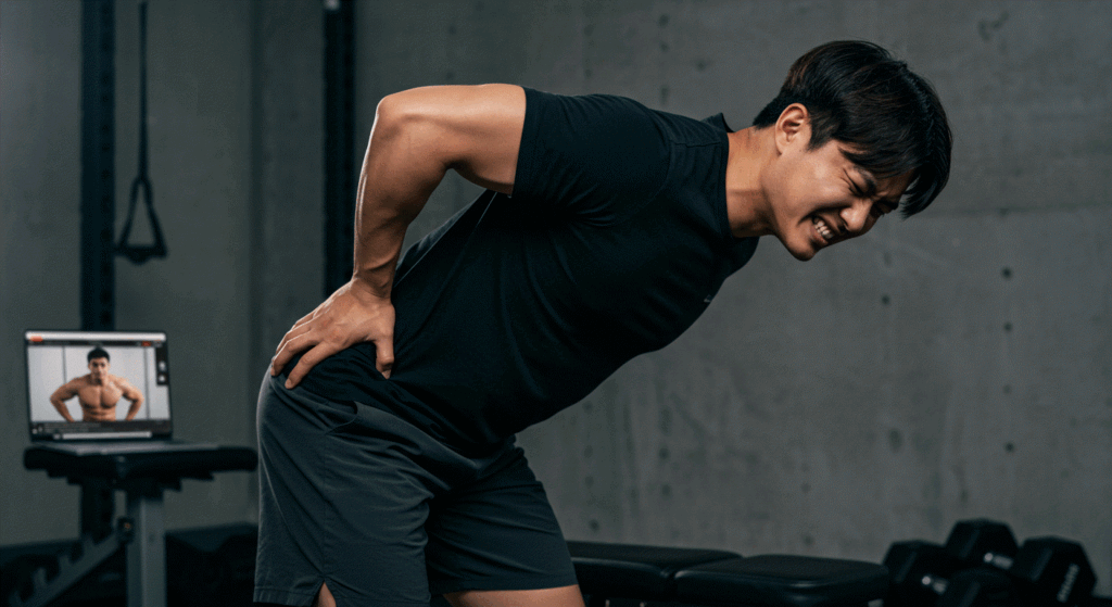 무조건 따라만하는 운동은 조심해야합니다.