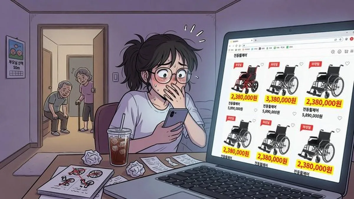 전동휠체어 — 부모님이 평지 50m도 힘들어하신다고 해서 전동휠체어를 검색해 봤을 때, 저는 처음에 가격표만 보고 당황했습니다. 쇼핑몰에는 200만 원대부터 500만 원 넘는 모델이 한꺼번에 뜨는데, 실제로는 건강보험 급여 대상인지, 가군인지 나군인지, 승인 전에 사면 안 되는지가 먼저입니다. 전동휠체어는 가전이 아니라 의료보조기기에 가깝습니다.