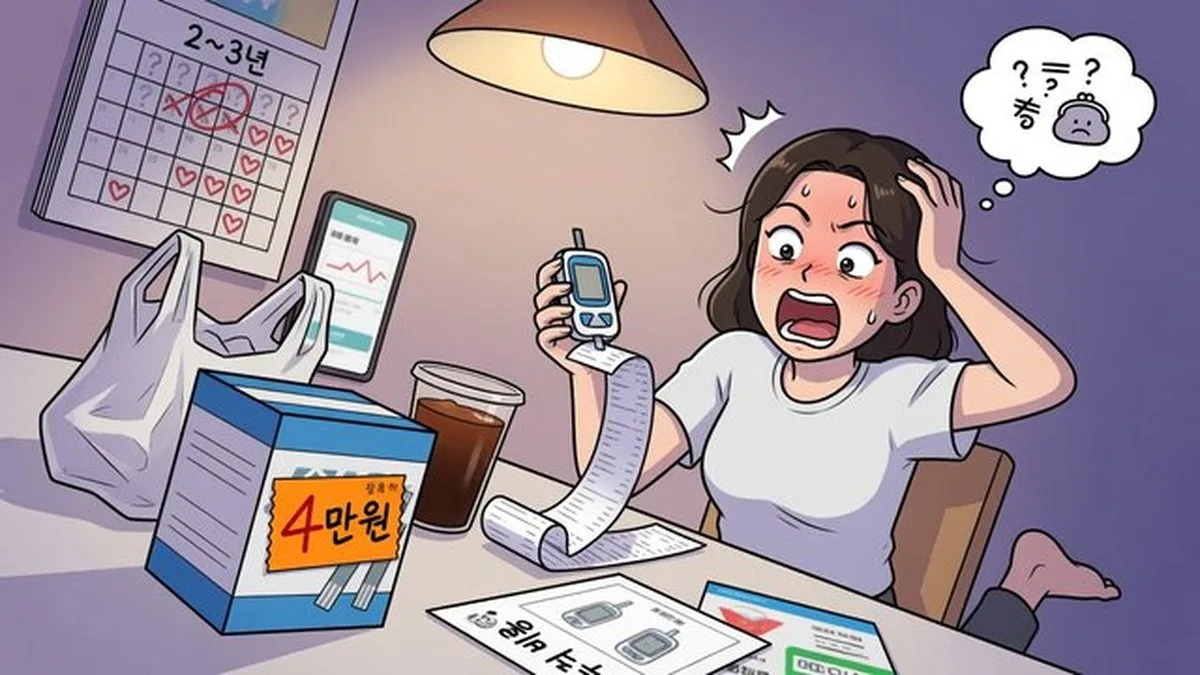 당뇨측정기 — 당뇨측정기를 할인가 2만 원에 샀다가, 스트립 한 통 값이 4만 원이라 깜짝 놀란 분 많으시죠. 저도 본체는 싸게 샀는데 월 소모품 비용을 나중에 알았습니다. 당뇨측정기는 편의점 혈당계가 아니라 2~3년 누적 비용·정확도·기록 연동을 같이 봐야 합니다.