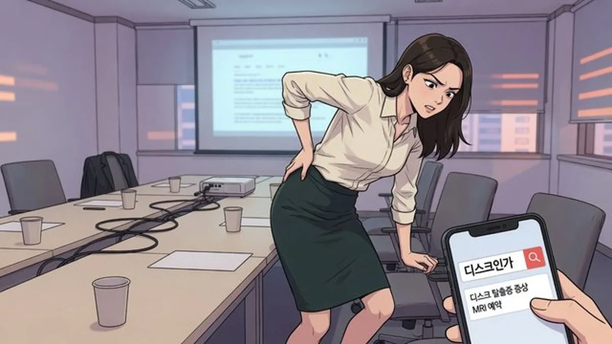 요통 — 회의가 끝나고 일어날 때 허리가 뻣뻣하게 걸리는 날, 바로 '디스크인가' 검색해 본 적 있으신가요. 저도 MRI 예약을 알아보다가, 정형외과에서 앉아 있는 시간을 먼저 물어봐서 당황했습니다. 요통의 상당수는 급성 근육·인대 긴장에서 시작하고, 4주 안에 호전되는 경우가 많다는 게 임상 지침의 공통 설명이에요. 영상 검사 전에 하루 몇 시간 앉았는지·물건을