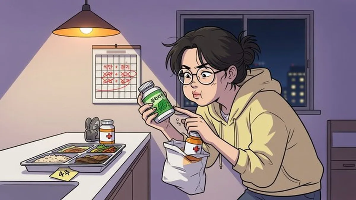 당뇨전단계 — 영양제는 식단·걷기가 4주 고정된 뒤 라벨을 봅니다. 바나바잎 함유 제품은 1일 섭취량·식약처 구분(일반/건강기능)을 확인하고, 당뇨약 복용 중이면 겹침을 약사에게 물어봤습니다.